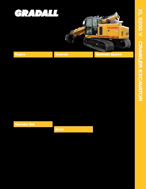 Телескопічні екскаватори Gradall XL 5200 V