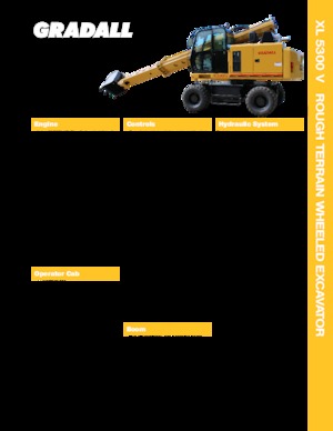 Телескопічні екскаватори Gradall XL 5300 V