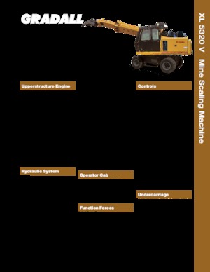Телескопічні екскаватори Gradall XL 5320 V