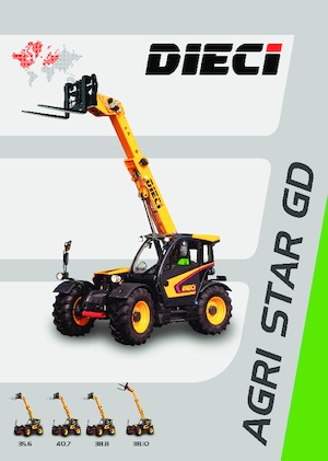 Телескопічні навантажувачі Dieci Agri Star 38.10 EVO2