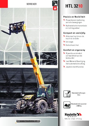 Телескопічні навантажувачі Haulotte HTL3210