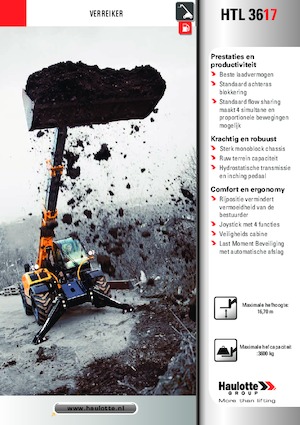 Телескопічні навантажувачі Haulotte HTL3617