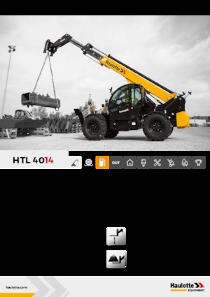Телескопічні навантажувачі Haulotte HTL4014