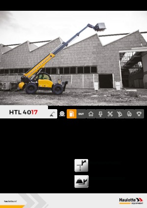 Телескопічні навантажувачі Haulotte HTL4017