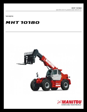 Телескопічні навантажувачі Manitou MHT 10180