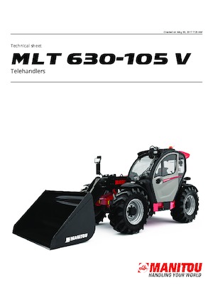 Телескопічні навантажувачі Manitou MLT 625