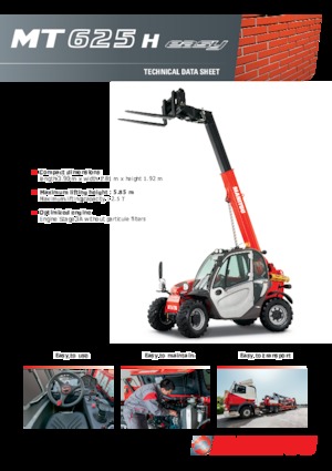 Телескопічні навантажувачі Manitou MT 625 H Easy