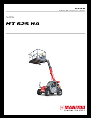 Телескопічні навантажувачі Manitou MT 625 HA