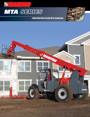 Телескопічні навантажувачі Manitou MTA 6034