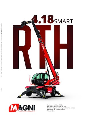 Телескопічні навантажувачі з верхньою будовою MAGNI RTH 4.18 Smart
