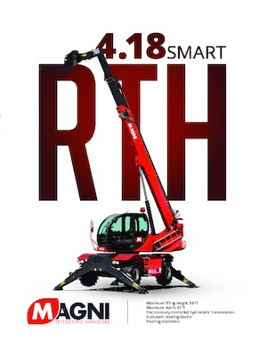 Телескопічні навантажувачі з верхньою будовою MAGNI RTH 4.18 Smart