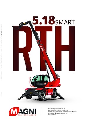 Телескопічні навантажувачі з верхньою будовою MAGNI RTH 5.18 Smart