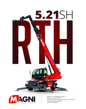 Телескопічні навантажувачі з верхньою будовою MAGNI RTH 5.21 SH