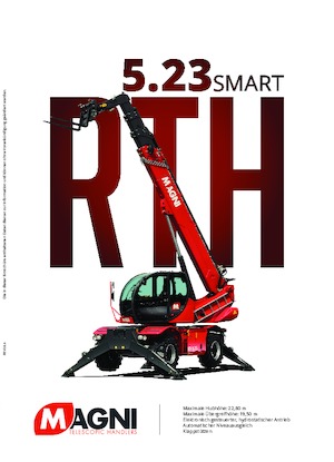 Телескопічні навантажувачі з верхньою будовою MAGNI RTH 5.23 Smart