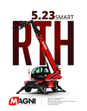 Телескопічні навантажувачі з верхньою будовою MAGNI RTH 5.23 Smart