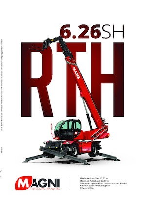 Телескопічні навантажувачі з верхньою будовою MAGNI RTH 6.26 SH