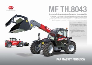 Телескопічні навантажувачі Massey Ferguson TH.8043