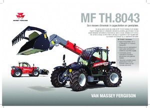 Телескопічні навантажувачі Massey Ferguson TH.8043