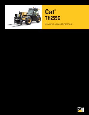 Телескопічні навантажувачі Caterpillar TH255C
