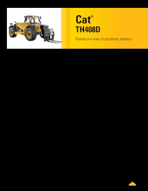 Телескопічні навантажувачі Caterpillar TH408D