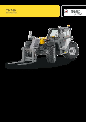 Телескопічні навантажувачі Wacker Neuson TH740