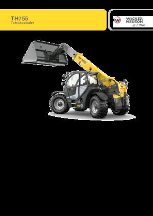Телескопічні навантажувачі Wacker Neuson TH755