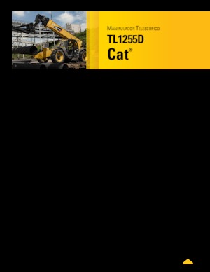 Телескопічні навантажувачі Caterpillar TL1255D