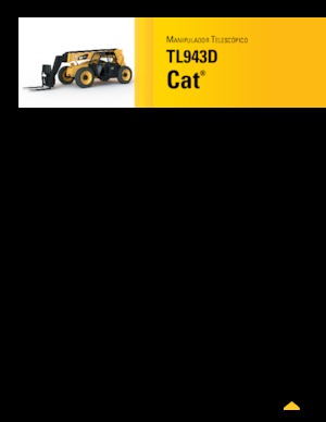 Телескопічні навантажувачі Caterpillar TL943D
