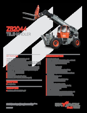 Телескопічні навантажувачі Skyjack ZB 2044