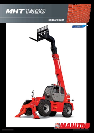 Телескопічні навантажувачі Manitou MHT 1490