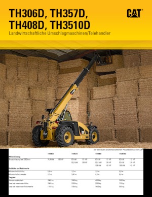 Телескопічні навантажувачі Caterpillar TH357D