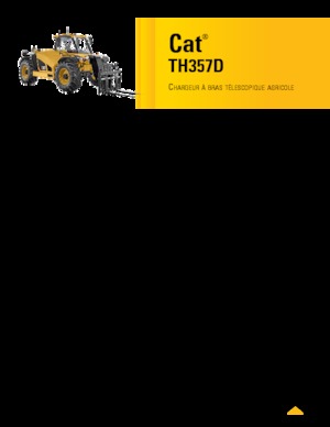 Телескопічні навантажувачі Caterpillar TH357D