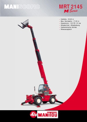 Телескопічні навантажувачі з верхньою будовою Manitou MRT 2145