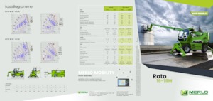 Телескопічні навантажувачі з верхньою будовою Merlo Roto 40.18