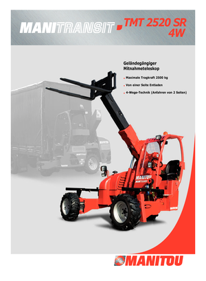 Телескопічні вилкові навантажувачі Manitou TMT 25.20 SR *