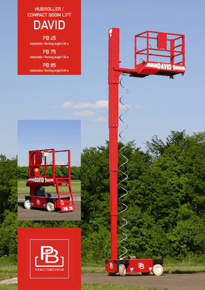 Ножичні підйомники колісні PB David 1 PB 75