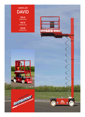 Ножичні підйомники колісні PB David 1 PB 75