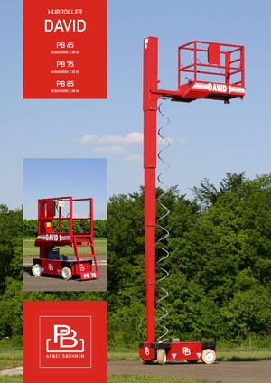 Ножичні підйомники колісні PB David 1 PB 75 V