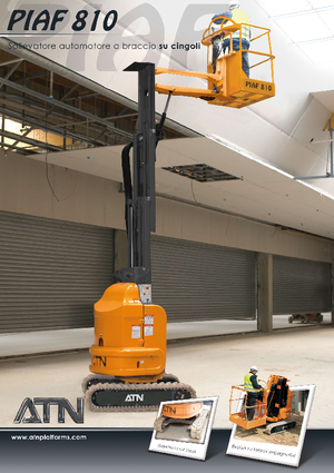 Підйомники з однією вертикальною щоглою ATN Piaf 810