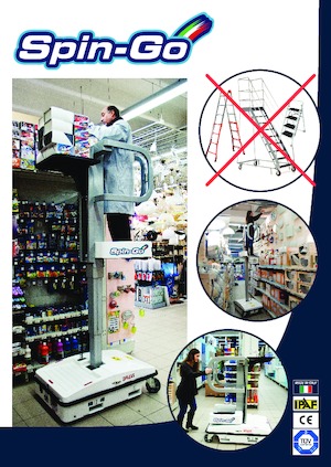 Підйомники з однією вертикальною щоглою Bravi Spin-Go 