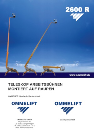 Гусеничні телескопічні підйомники OMMELIFT 2600 R