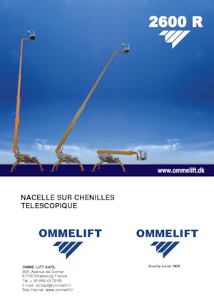 Гусеничні телескопічні підйомники OMMELIFT 2600 R