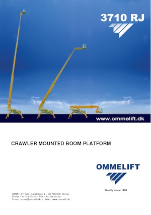 Гусеничні телескопічні підйомники OMMELIFT 3710 RJ