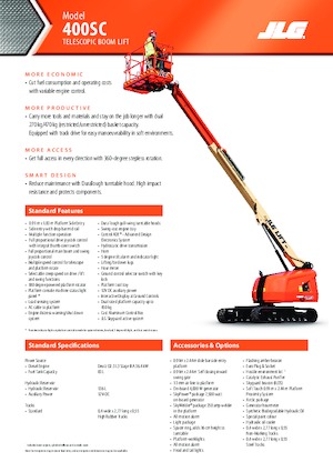 Гусеничні телескопічні підйомники JLG 400SC