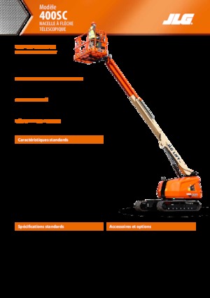 Гусеничні телескопічні підйомники JLG 400SC