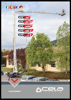 Гусеничні підйомники з шарнірною стрілою CELA DT25 Spyder