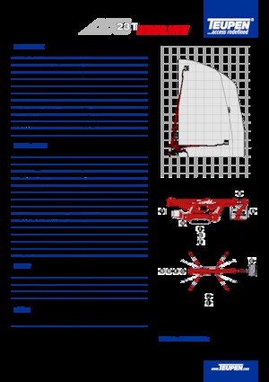 Гусеничні телескопічні підйомники TEUPEN LEO23T 