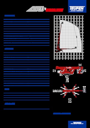 Гусеничні телескопічні підйомники TEUPEN LEO23T 