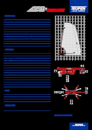 Гусеничні телескопічні підйомники TEUPEN LEO35T