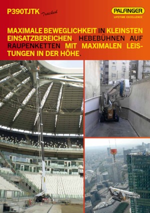 Гусеничні телескопічні підйомники Palfinger P 390 TJTK
